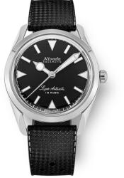 Nivada Grenchen Super Antarctic 35 mm - Black White Luminova - Rubber Tropic + 5 ani garanție și cadou GRATUIT Ceas