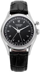 Vulcain Cricket Tradition 36 mm - Negru - Black Alligator + 5 ani garanție și cadou GRATUIT Ceas