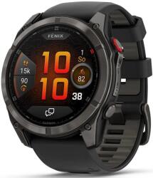 Garmin fēnix® 8 Pro - 51 mm, AMOLED Sapphire, Carbon grey DLC titanium se silikonovým řemínkem Black/Pebble Grey 010-03199-01 + 5 ani garanție și cadou GRATUIT Ceas