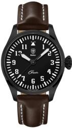 Biatec Corsair Vintage 02 - Curea din piele maro închis + 5 ani garanție și cadou GRATUIT Ceas