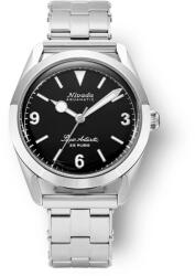 Nivada Grenchen Super Antarctic 3.6. 9 Negru - Forstner Rivet + 5 ani garanție și cadou GRATUIT Ceas