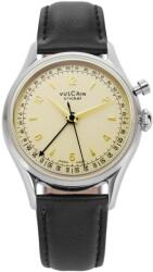 Vulcain Cricket Tradition 39 mm - Eggshell - Black Plain + 5 ani garanție și cadou GRATUIT Ceas