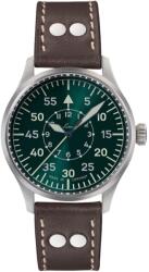 Laco Flieger Karlsruhe Pro Grün 40 Handwinding + 5 ani garanție și cadou GRATUIT Ceas
