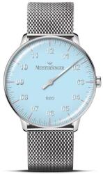 MeisterSinger Neo Special S-NES924S - Brățară din plasă metalică + 5 ani garanție și cadou GRATUIT Ceas
