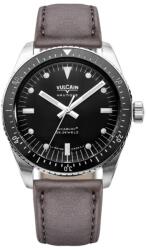 Vulcain Skindiver Nautique Black cu White Lum - Grey + 5 ani garanție și cadou GRATUIT Ceas