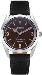 Nivada Grenchen Super Antarctic 3.6. 9 Tropical - Black Leather + 5 ani garanție și cadou GRATUIT Ceas