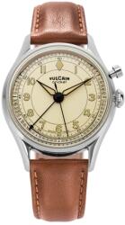 Vulcain Cricket Classique 36 mm - Eggshell - Brown Plain + 5 ani garanție și cadou GRATUIT Ceas