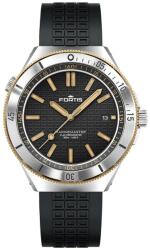 Fortis Marinemaster M-44 Black Resin Gold COSC Limited Edition F8120015 + 5 ani garanție și cadou GRATUIT Ceas