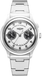 Vulcain Monopusher Heritage - Panda - Steel Bracelet + 5 ani garanție și cadou GRATUIT Ceas