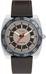 Timex Q Vintage 1972 World Time Reissue TW2Y31300UK + 5 ani garanție și cadou GRATUIT Ceas
