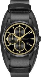 Hamilton Jazzmaster Black & Gold Auto Chrono H32506730 + 5 ani garanție și cadou GRATUIT Ceas