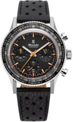 Nivada Grenchen Chronoking Mecaquartz - Inter. Bezel - Black Racing Strap + 5 ani garanție și cadou GRATUIT Ceas