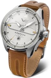 Vostok-Europe Ediție limitată Embéčka Automatic Line NH35-325A494 - curea din piele maro + 5 ani garanție și cadou GRATUIT Ceas