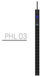 PowerWalker Listwa zasilająca rack pdu 19" 10a 16x iec c13 3m iec c14 miernik pionowa czarna (10133027)