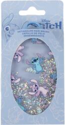 Disney Stitch Detangler Hair Brush perie de par cu particule stralucitoare 1 buc