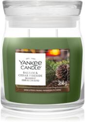Yankee Candle Balsam & Cedar Fireside lumânare parfumată 368 g