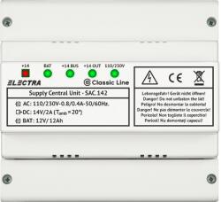 ELECTRA Sursa alimentare externa interfonie cu back-up, 14V/2A, protectii multiple - ELECTRA SAC. 142 (SAC.142)