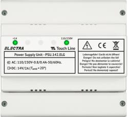 ELECTRA Sursa Alimentare Interfonie ELECTRA PSU. 142. ELG - 14V/2A, Protectii Supratensiune, Montaj DIN/Suprafata (PSU.142.ELG)