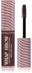 Revolution Wrap Brow Tubing Brow Gel gel fixare pentru sprâncene culoare Dark Brown 2.3 ml