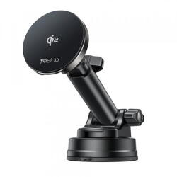 YESIDO Incarcator Auto Wireless Yesido DS30, 15W, 1.67A, Negru (ysd/370197)