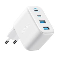 Anker Incarcator Retea Anker Zolo, 50W, 3A, 2 x USB-A - 2 x USB-C, Alb A121EG21 (A121EG21) - dwyn