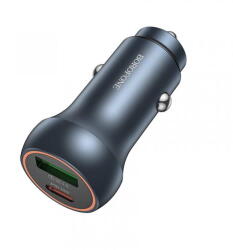 BOROFONE Incarcator Auto Borofone BZ32B Fresh, 48W, 3A, 1 x USB-A - 1 x USB-C, Gri (inc/bor/bz/48/3a/1x/1x/gr)