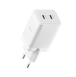 Allity Incarcator Retea Allity. ATC-01-45WCC Fast, 45W, 3A, 2 x USB-C, Alb (inc/all/fa/45/3a/2x/al)