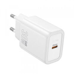 hoco. Incarcator Retea HOCO N62, 30W, 3A, 1 x USB-C, Alb (inc/hoc/n6/30/3a/1x/al)