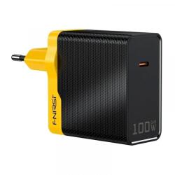 Fnirsi Incarcator Retea Fnirsi, 100W, 5A, 1 x USB-C, Negru (inc/fni/10/5a/1x/ne)