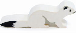 Tender Leaf Figurina Hermina, din lemn premium - White Stoat - Tender Leaf Toys, Varsta 3+ ani, Alb (TL4845)