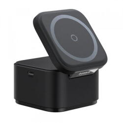 Baseus Incarcator Retea Wireless Baseus MagPro, 25W, 1.67A, 1 x USB-C, Negru P10264100123-00 (P10264100123-00)