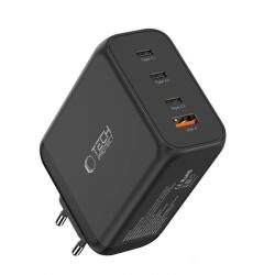 Tech-Protect Incarcator Retea Tech-Protect NC200W-GAN, 200W, 5A, 1 x USB-A - 3 x USB-C, Negru (inc/tec/nc/20/5a/1x/3x/ne)
