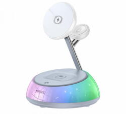 YESIDO Incarcator Retea Wireless Yesido DS31 3in1, 15W, 1.67A, Alb (ysd/370214)