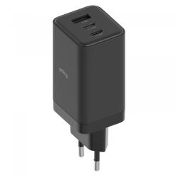Allity Incarcator Retea Allity. ATC-01-65WACC Fast, 65W, 3.25A, 1 x USB-A - 2 x USB-C, Negru (inc/all/fa/65/32/1x/2x/ne)