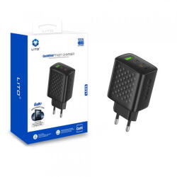 LITO Incarcator Retea Lito LC25, 65W, 3.25A, 1 x USB-A - 2 x USB-C, Negru (inc/372262)
