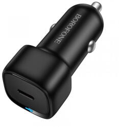 BOROFONE Incarcator Auto Borofone BZ34A Cloud, 20W, 3A, 1 x USB-C, Negru (inc/bor/bz34ac/20/3a/1x/ne)