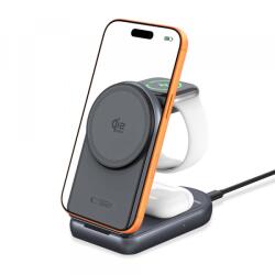 Tech-Protect Incarcator Retea Wireless Tech-Protect A53 3in1, 25W, Gri (inc/tec/a5/25/gr)