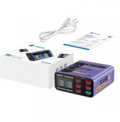 SunShine Incarcator Statie Sunshine SS-304Q, 30W, 3.5A, 6 x USB-A, Mov (inc/sun/ss/30/35/6x/mo)