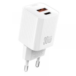 XO Incarcator Retea XO Design L149, 30W, 3A, 1 x USB-A - 1 x USB-C, Alb (inc/xo /l1/30/3a/1x/1x/al)