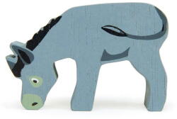 Tender Leaf Figurina Magar, din lemn premium - Donkey - Tender Leaf Toys, Varsta 3+ ani, Gri (TL4832)