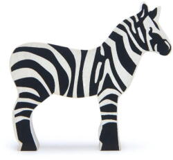 Tender Leaf Figurina Zebra, din lemn premium - Zebra - Tender Leaf Toys, Varsta 3+ ani, Alb-Negru (TL4742)