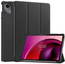 Gigapack tabletvédő álló, bőr hatású, aktív flip, oldalra nyíló, trifold, asztali tartó, fekete, kompatibilis: Lenovo Tab M11, TB330 (GP-155062)