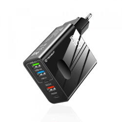 Techsuit Incarcator Retea Techsuit CHC1 PentaXPower, 25W, 3A, 3 x USB-A - 2 x USB-C, Negru (inc/372282)