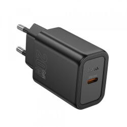 hoco. Incarcator Retea HOCO N60, 20W, 3A, 1 x USB-C, Negru (inc/hoc/20/3a/1x/ne)