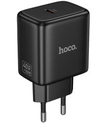 hoco. Incarcator Retea HOCO N83, 40W, 3A, 1 x USB-C, Negru (inc/hoc/n8/40/3a/1x/ne)