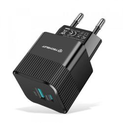 Techsuit Incarcator Retea Techsuit CHPD216 Tiny, 25W, 3A, 1 x USB-A - 1 x USB-C, Negru (inc/372281)
