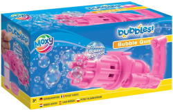 Moxy Pistol pentru baloane de sapun Bubble Shooter cu 50 ml solutie inclusa Moxy GR600041, Varsta 3+ ani , Roz (GR600041_Roz)