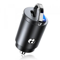Techsuit Incarcator Auto Techsuit C5 NanoVolt, 30W, 3A, 1 x USB-C, Negru (inc/372153)