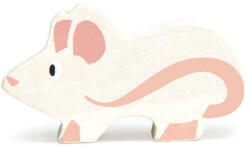 Tender Leaf Figurina Soricel, din lemn premium - Mouse - Tender Leaf Toys, Varsta 3+ ani, Alb (TL4829)