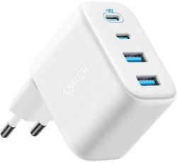 Anker Incarcator Retea Anker Zolo, 50W, 3A, 2 x USB-A - 2 x USB-C, Alb (inc/ank/zo/50/3a/2x/2x/al)